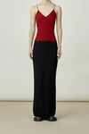 SWAYING/KNIT V-neck knitted camisole SW24RE1T01 red